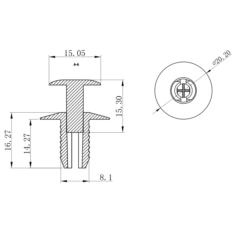 Push-in Rivet GM-703